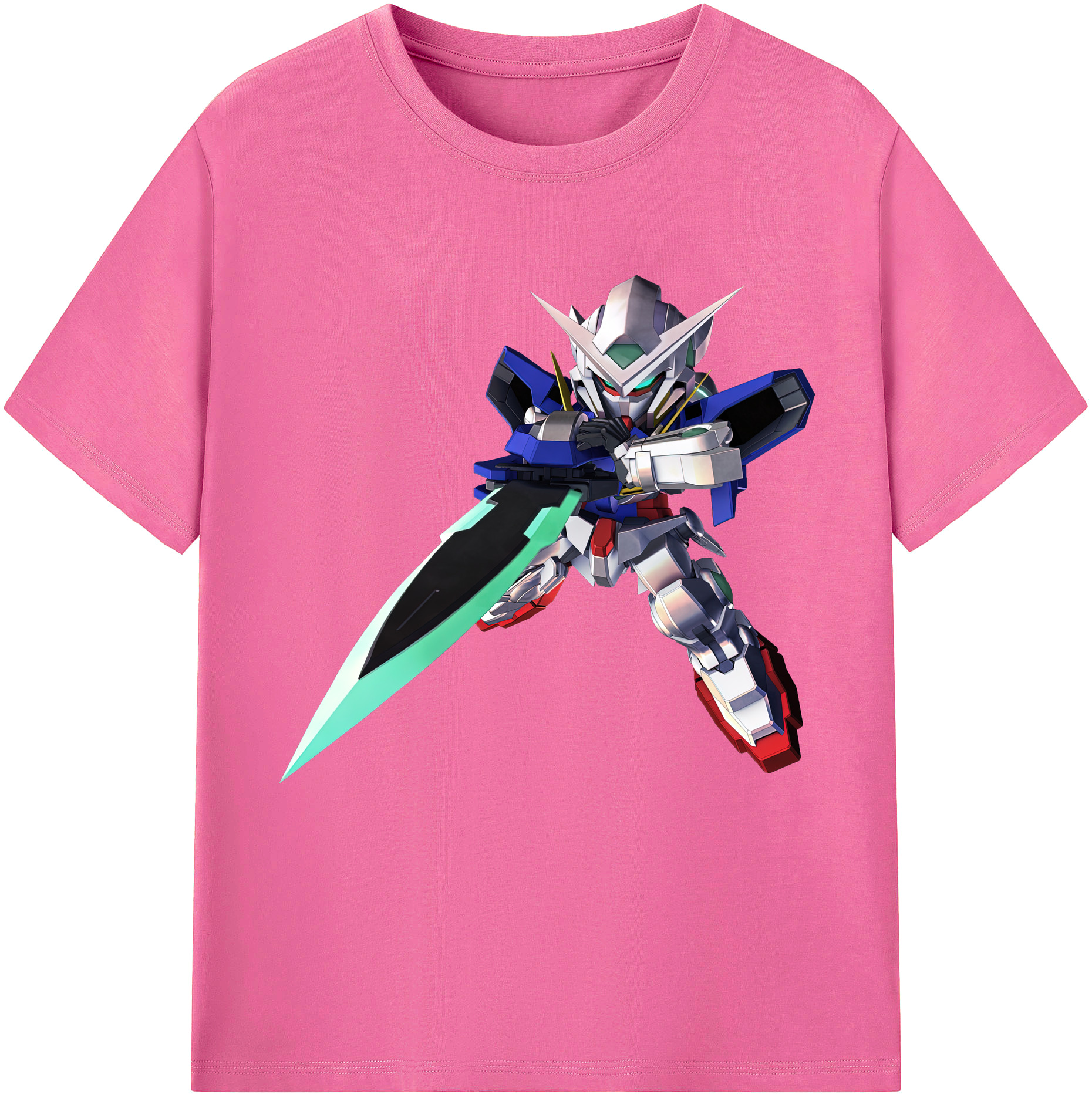 （画像用） 機動戦士ガンダム Mobile Suit Gundam レディースカジュアルプリントTシャツ（綿100％）